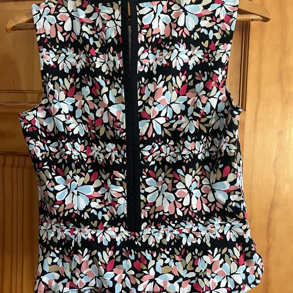 Anne Klein Womens Floral Peplum sleeveless, size 12 - Picture 4 of 14